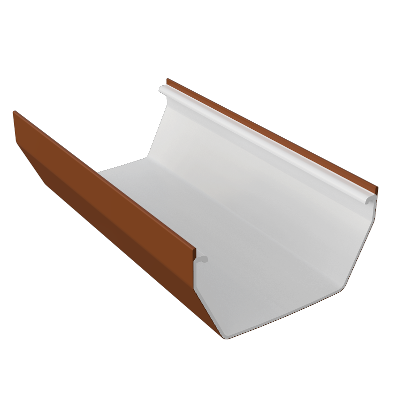 Freeflow Square Caramel Guttering